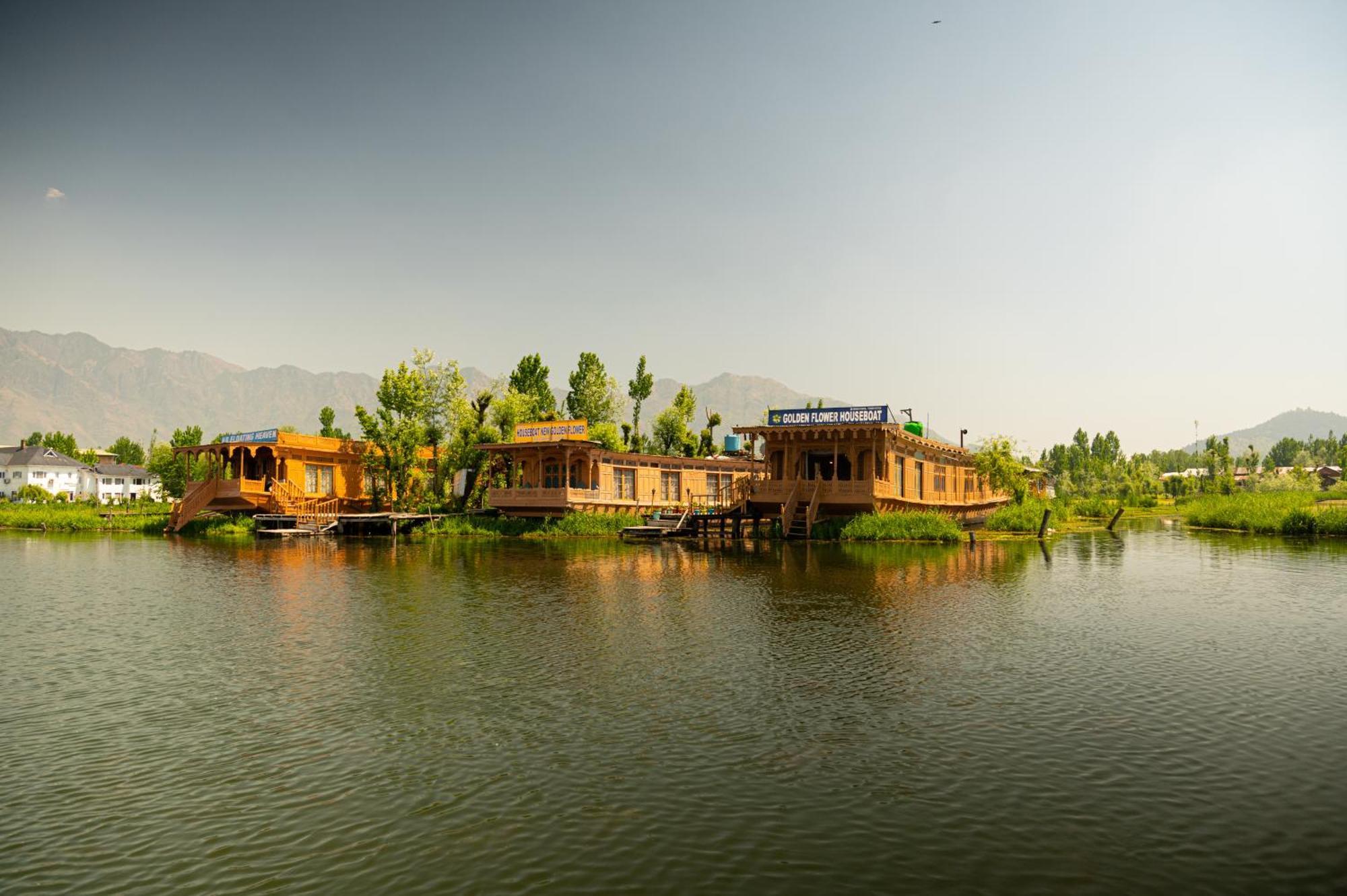 Golden Flower Heritage Houseboat Hotell Nagin Bagh Exteriör bild