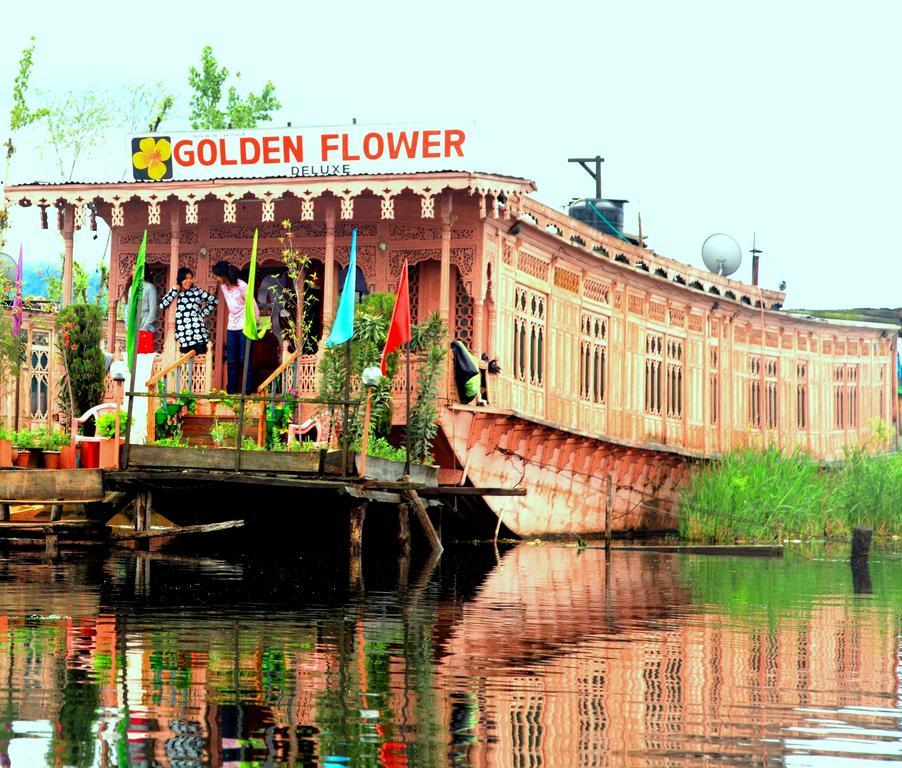 Golden Flower Heritage Houseboat Hotell Nagin Bagh Exteriör bild