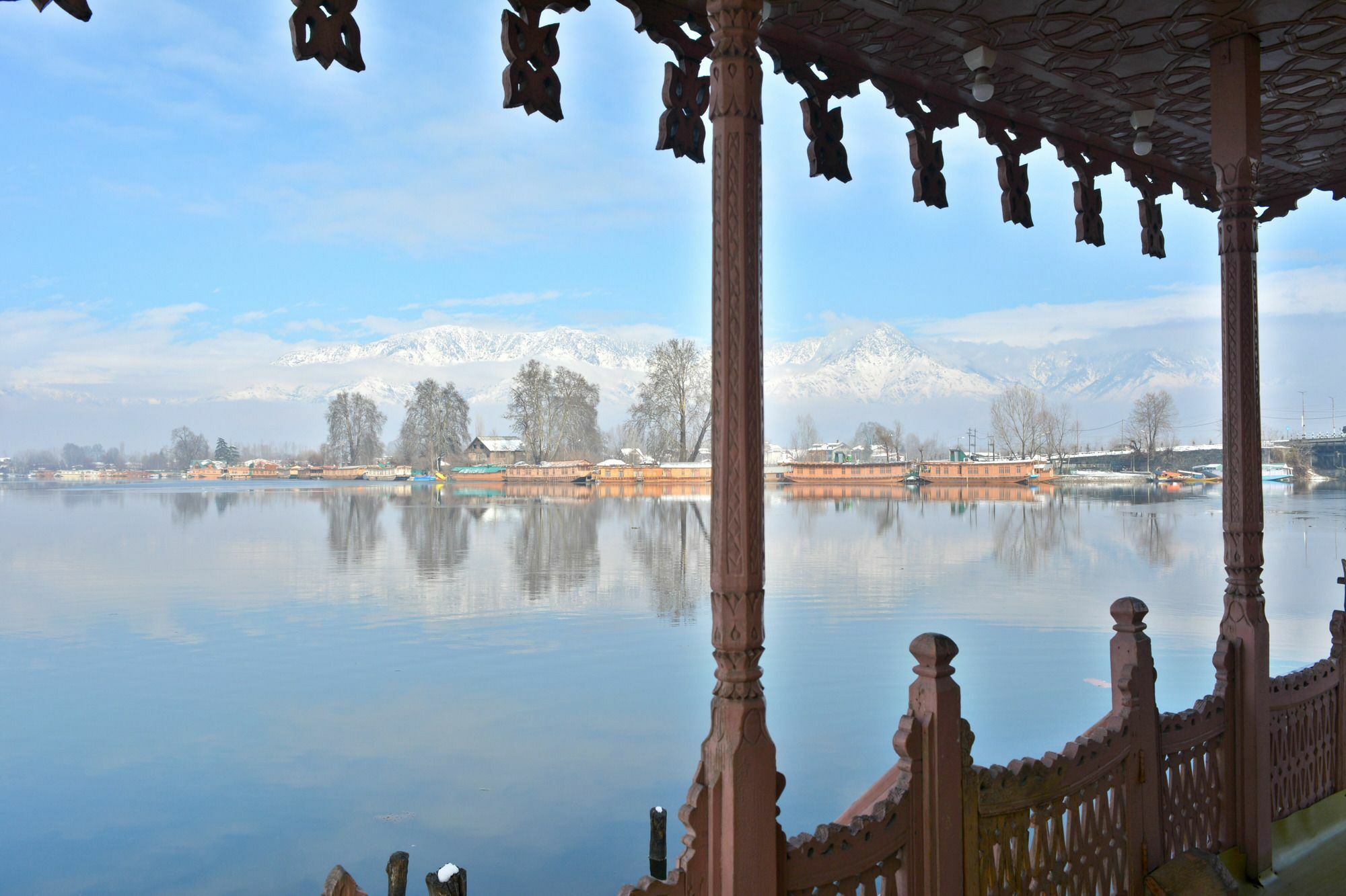 Golden Flower Heritage Houseboat Hotell Nagin Bagh Exteriör bild